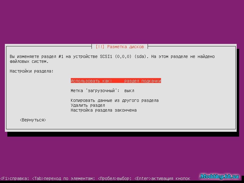 Установка Ubuntu Server